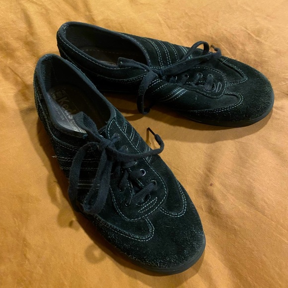 Keds Shoes - Black Suede Keds Sneakers